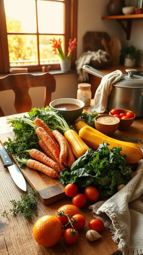 hearty autumn vegetable soup