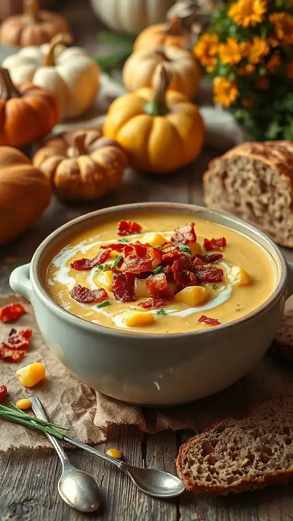 hearty bacon corn chowder