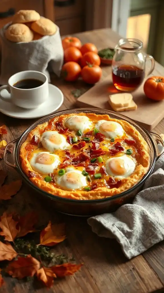 hearty baked breakfast casserole