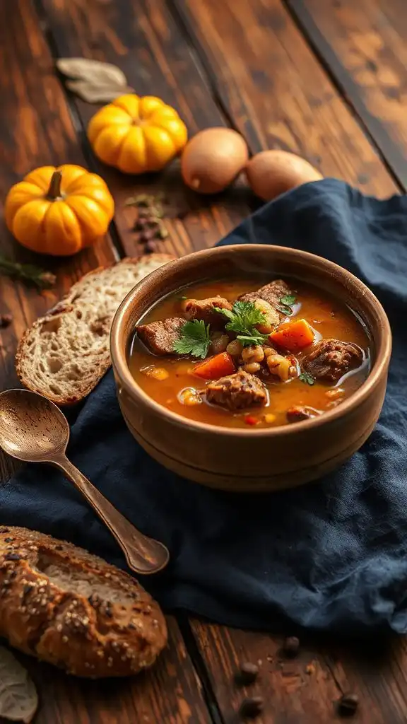 hearty beef and barley soup