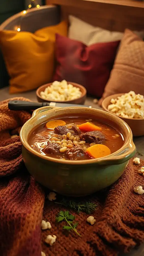 hearty beef barley soup