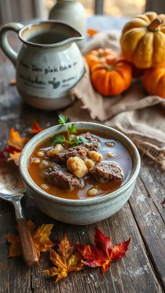 hearty beef barley soup