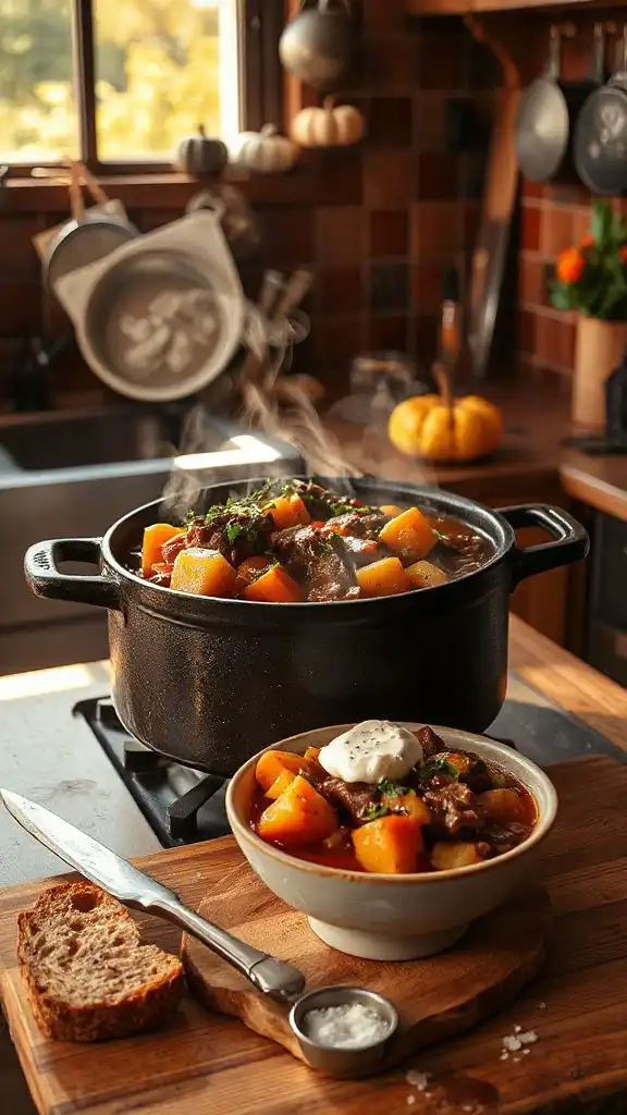 hearty beef stew soup