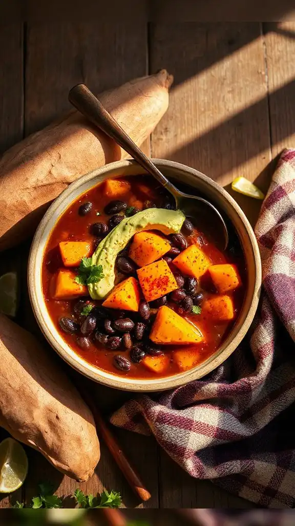 hearty black bean chili