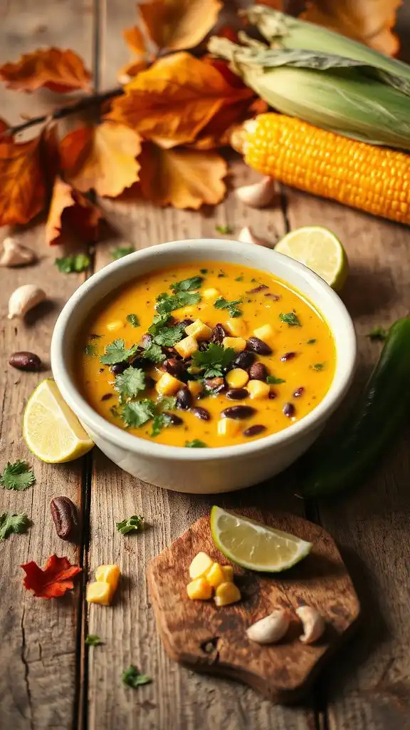 hearty black bean chowder