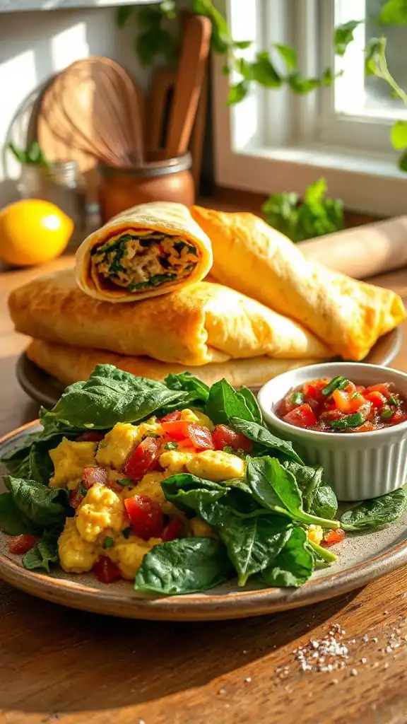 hearty breakfast wrap recipe