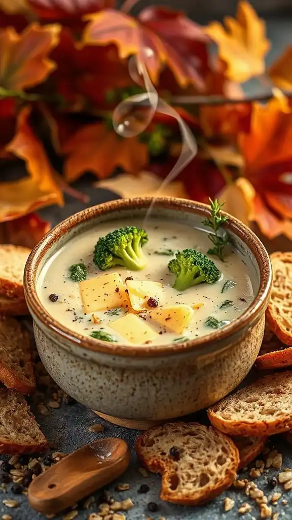 hearty broccoli cheddar soup