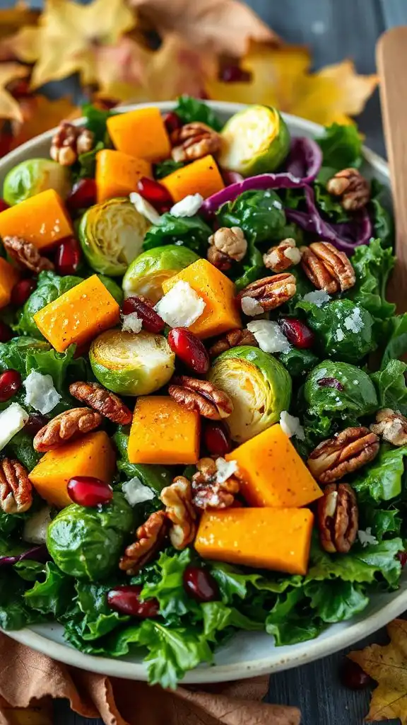 hearty brussels sprouts salad