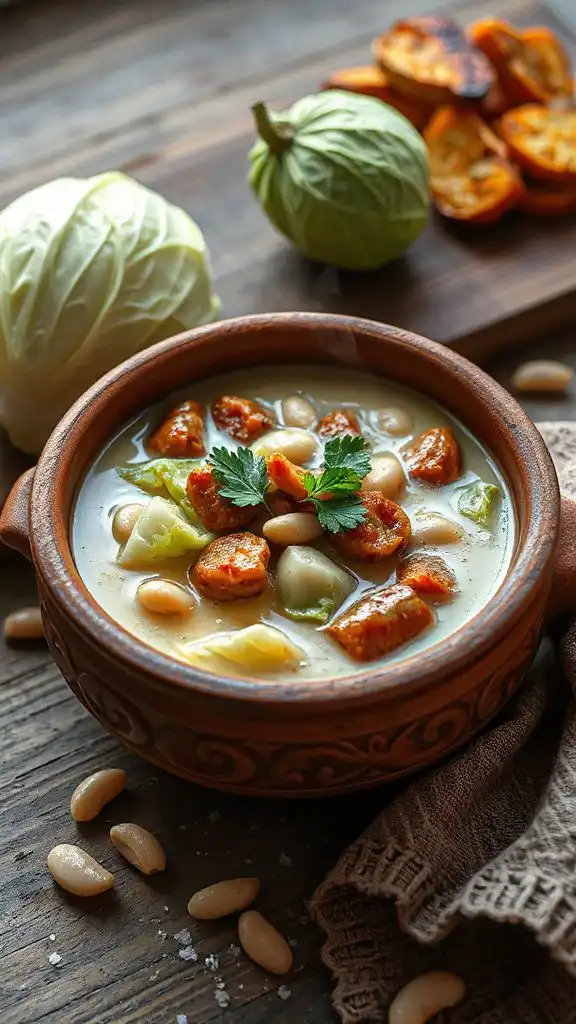 hearty cabbage bean soup hearty cabbage bean soup