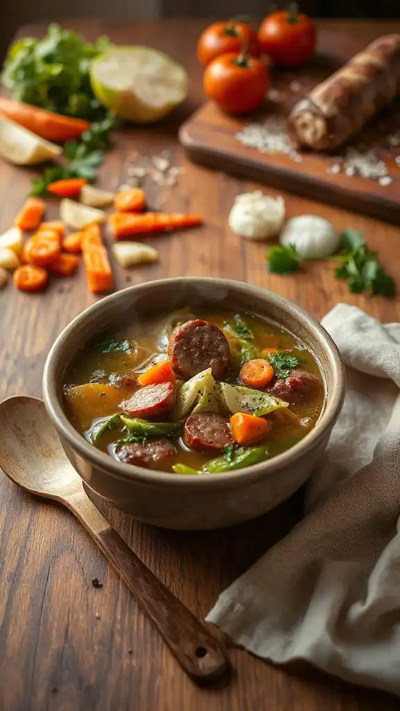 hearty cabbage sausage soup hearty cabbage sausage soup