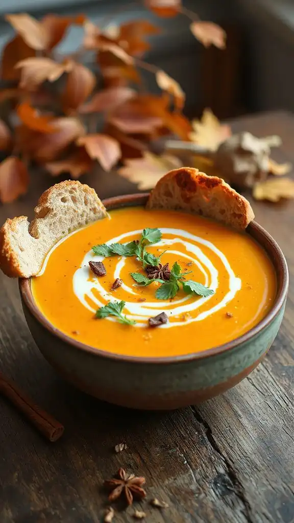hearty carrot lentil soup