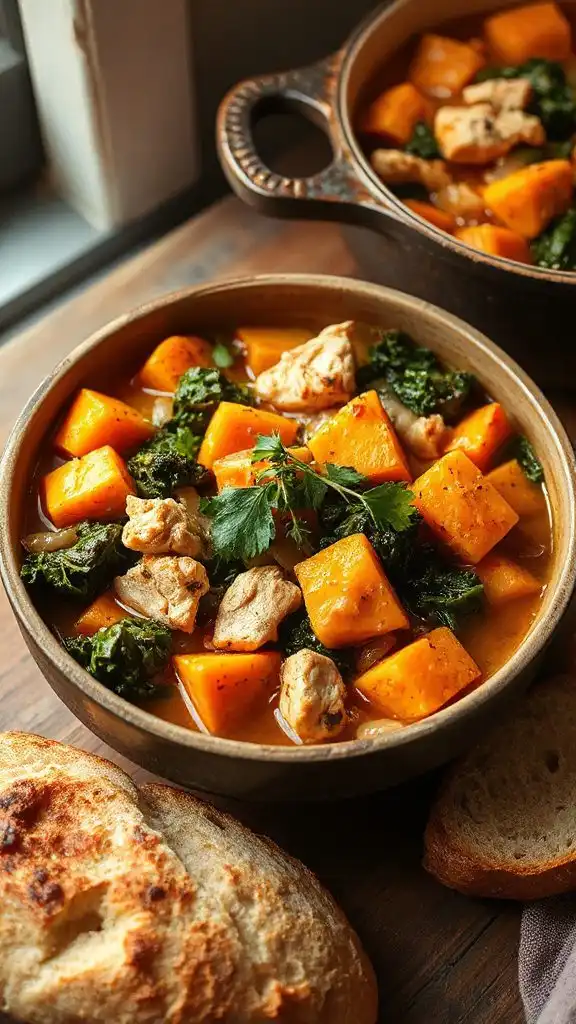 hearty chicken sweet potato stew hearty chicken sweet potato stew