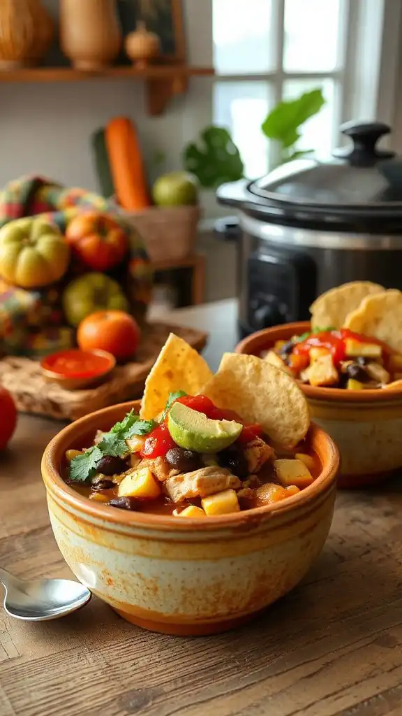 hearty chicken taco soup