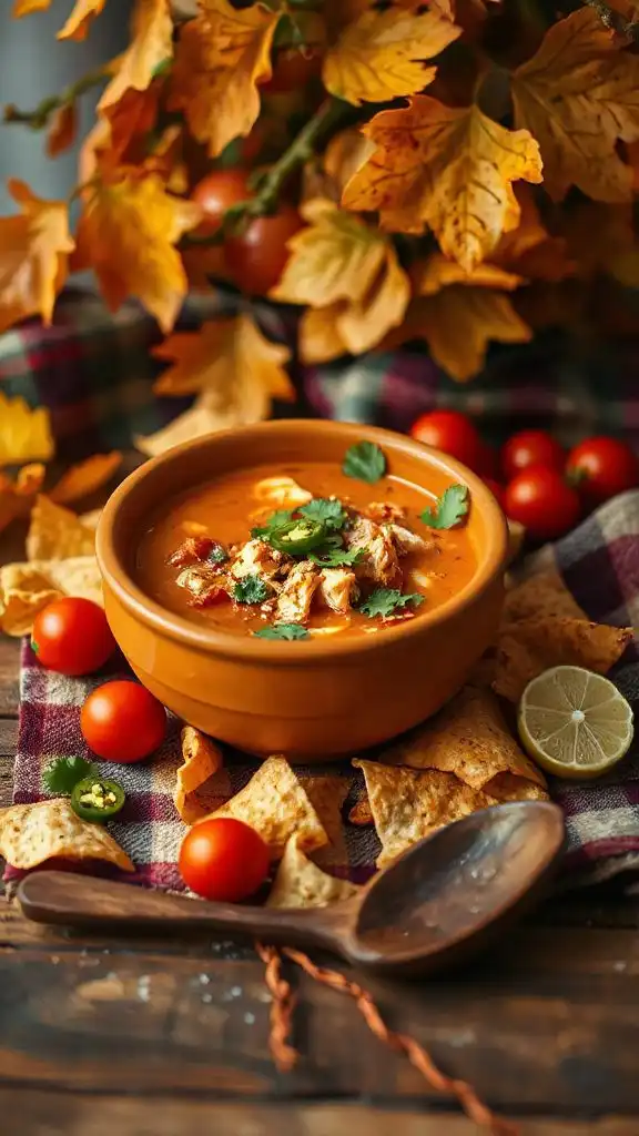 hearty chicken tortilla soup