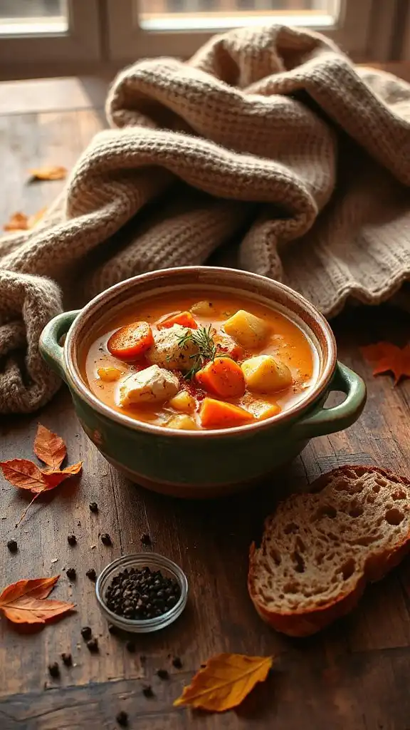 hearty chicken vegetable soup