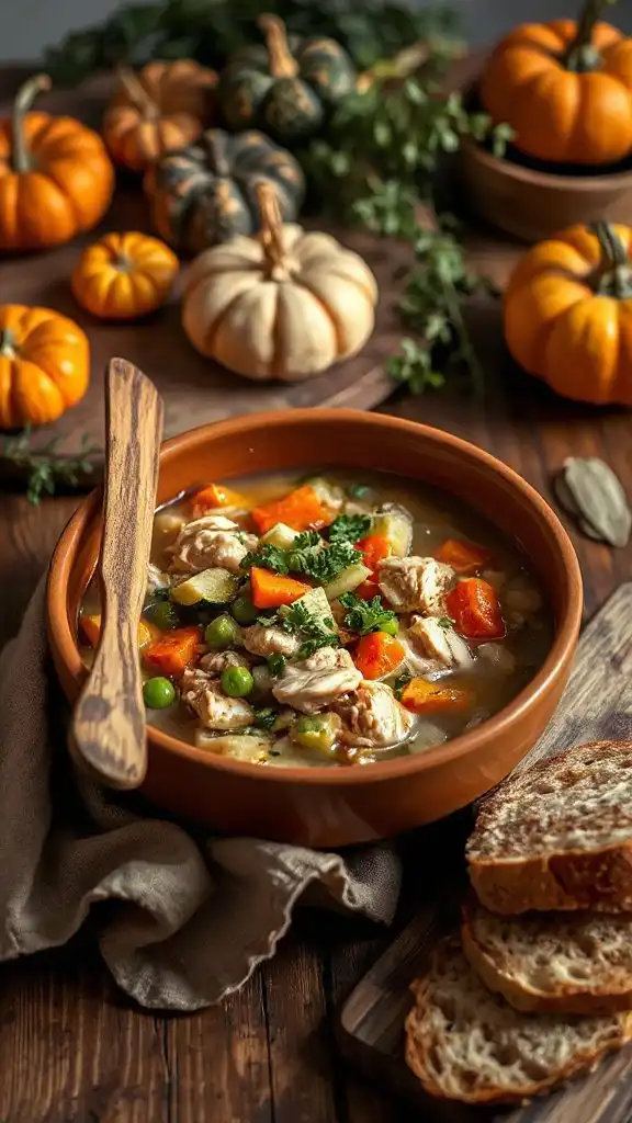 hearty chicken vegetable soup
