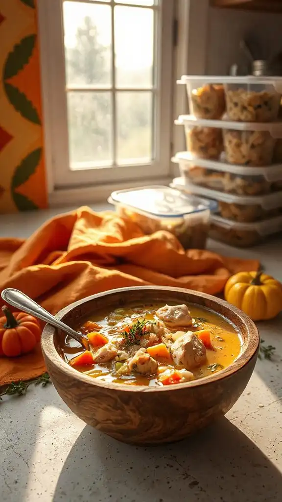 hearty chicken wild rice soup