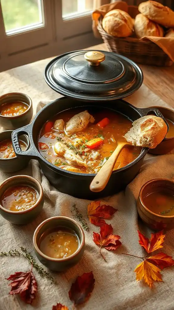 hearty chicken wild rice soup