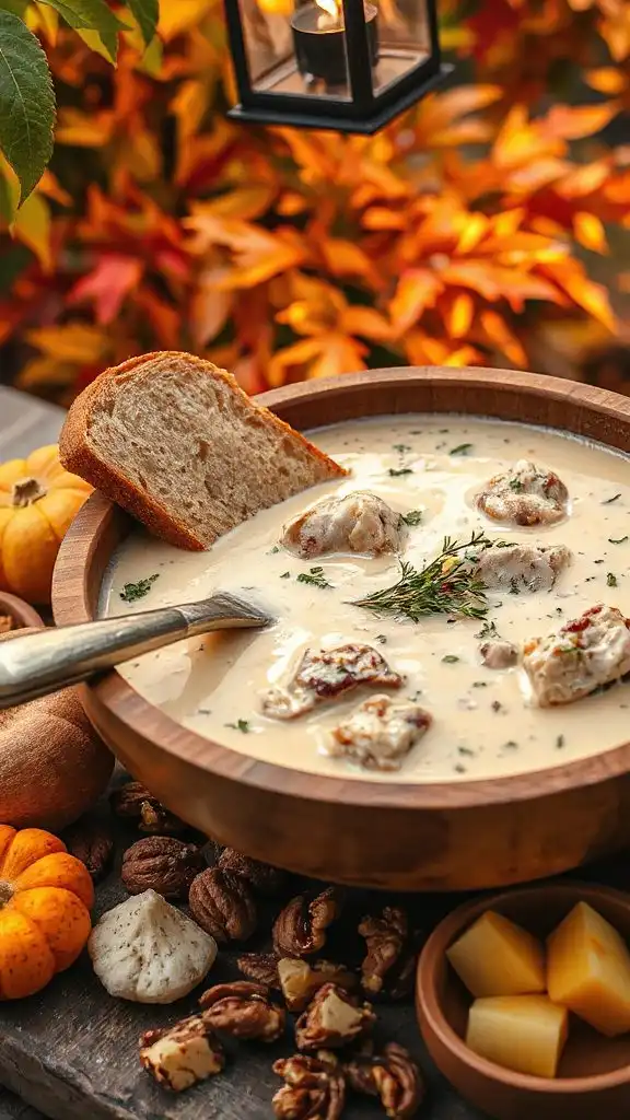 hearty chicken wild rice soup