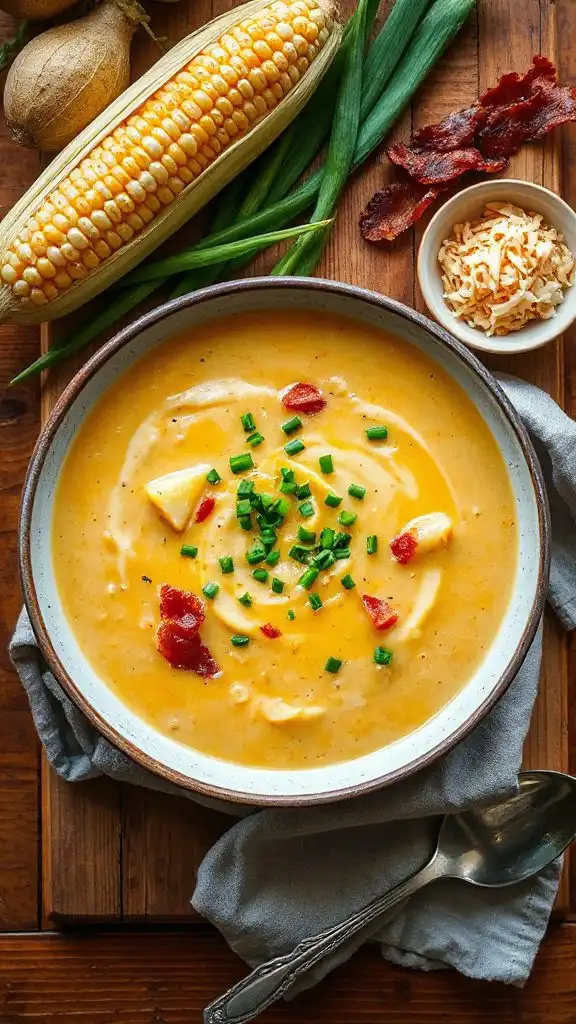 hearty corn potato chowder