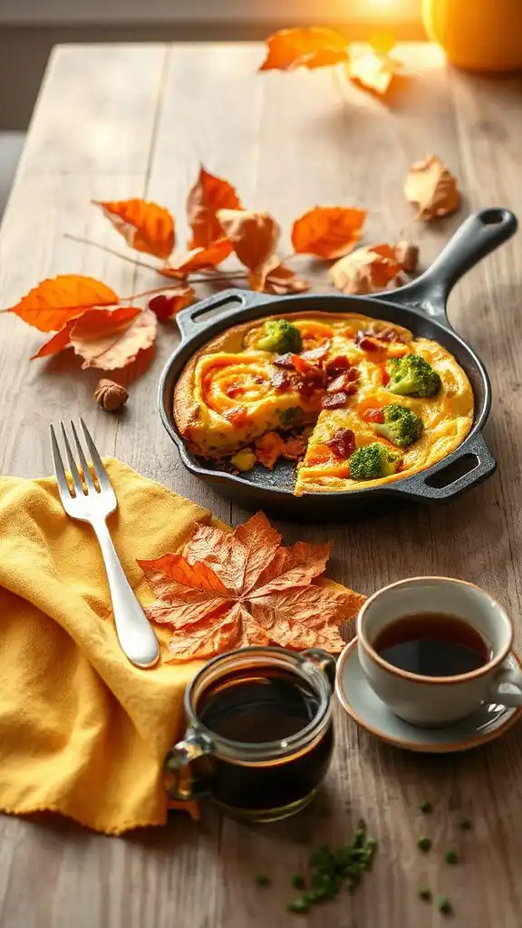 hearty frittata with sweetness
