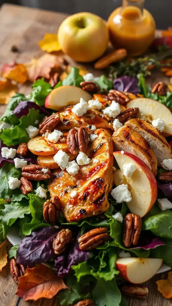 hearty grilled chicken salad