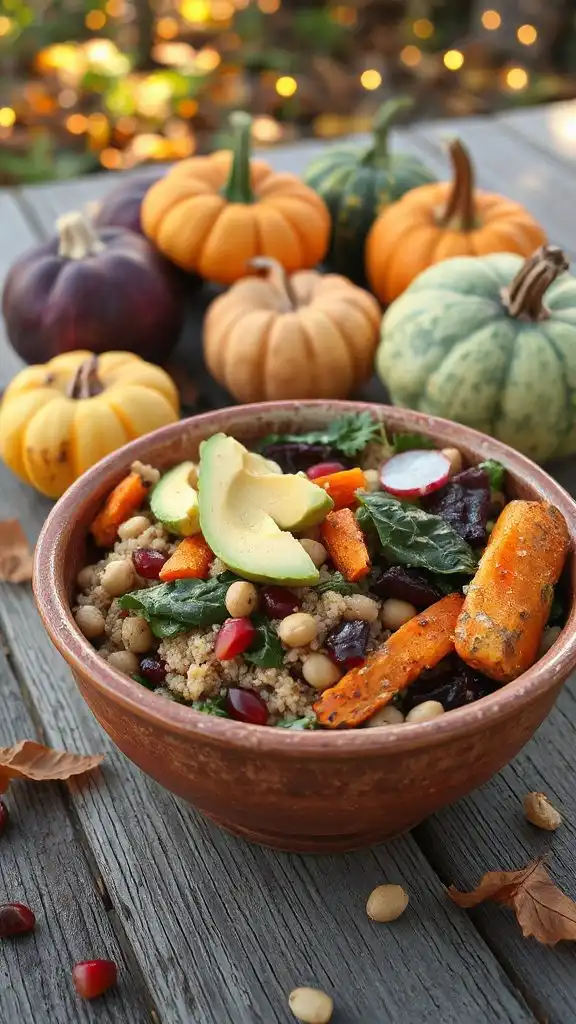 hearty harvest grain bowl