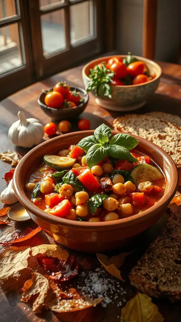 hearty italian chickpea stew
