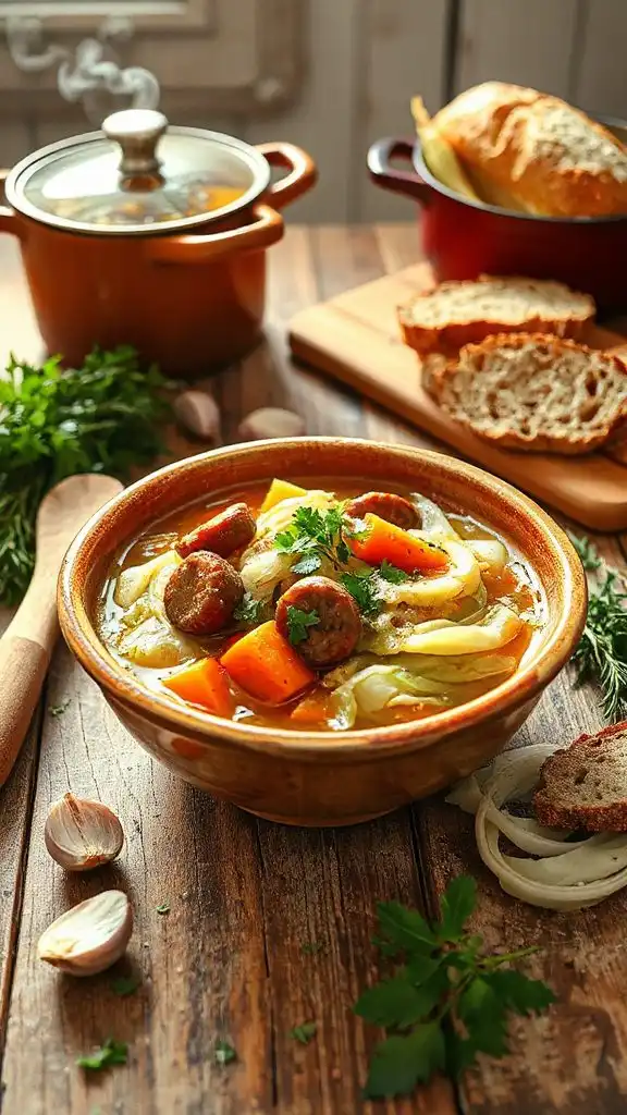 hearty italian sausage soup