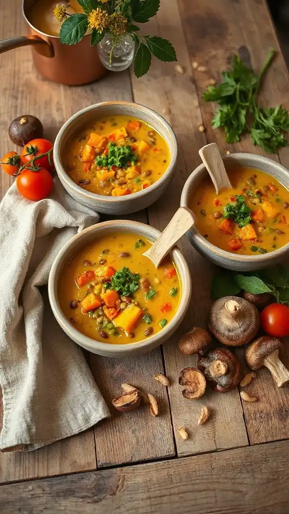 hearty lentil vegetable soup