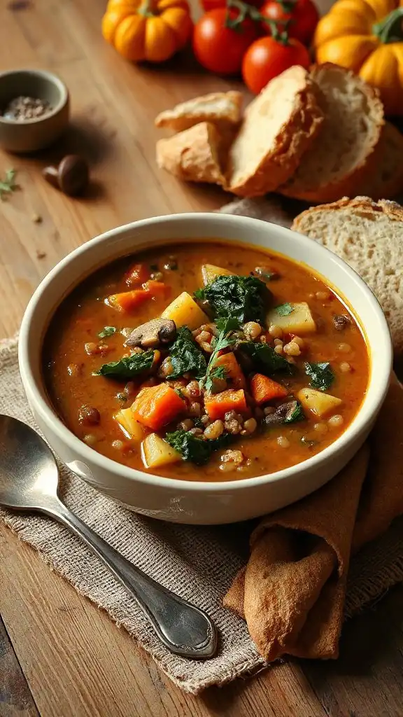 hearty lentil vegetable soup