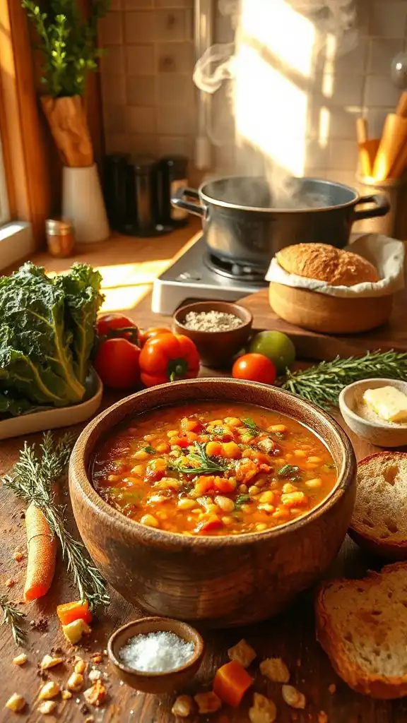 hearty lentil vegetable soup