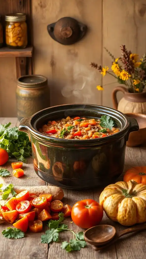 hearty lentil vegetable soup
