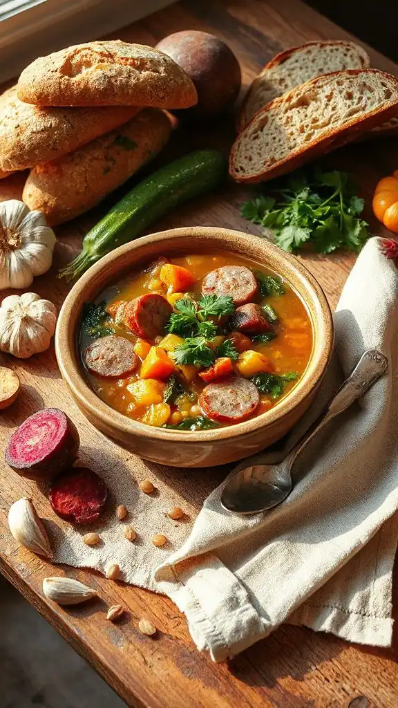 hearty lentil vegetable soup