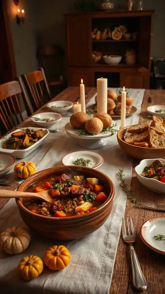 hearty lentil vegetable stew