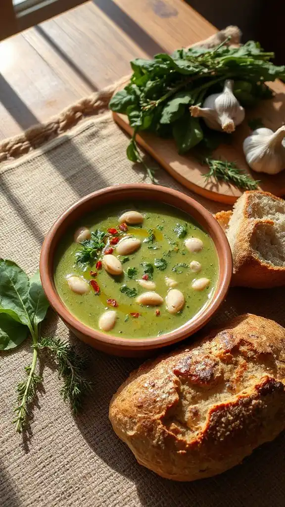hearty mediterranean bean soup