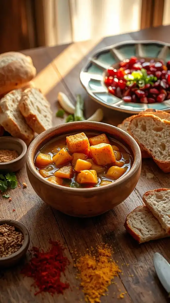 hearty moroccan chickpea stew