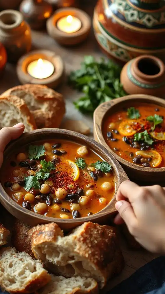 hearty moroccan lentil stew