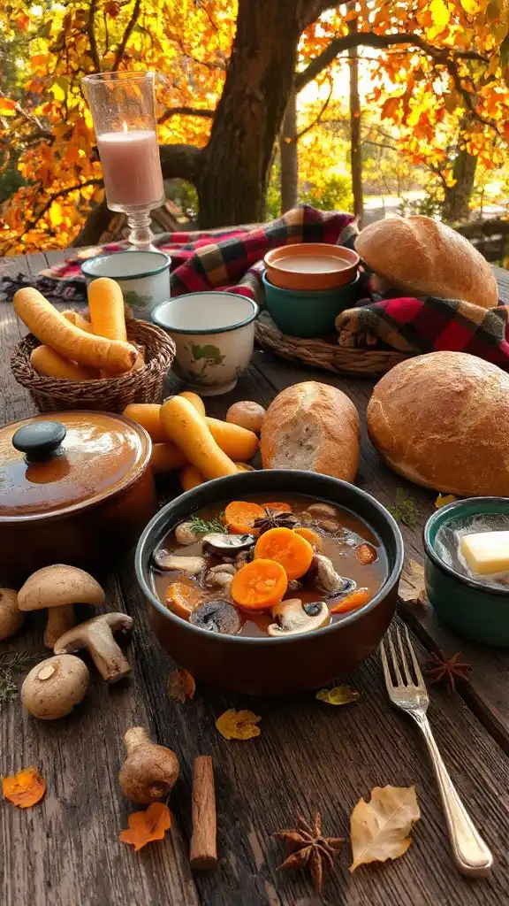 hearty mushroom barley soup