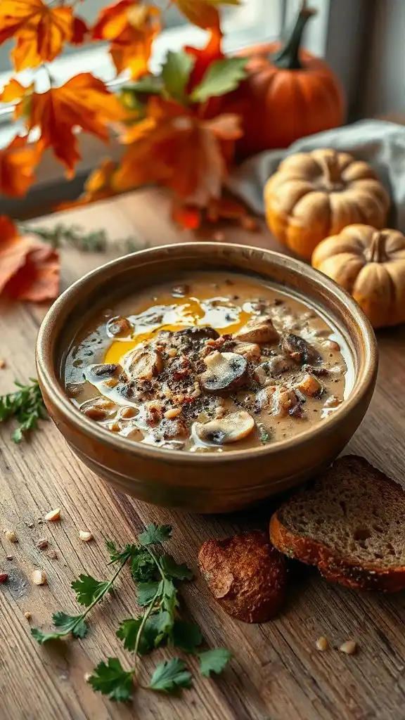hearty mushroom barley soup hearty mushroom barley soup