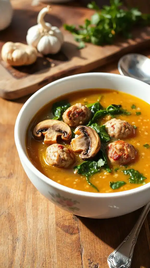 hearty mushroom barley soup hearty mushroom barley soup