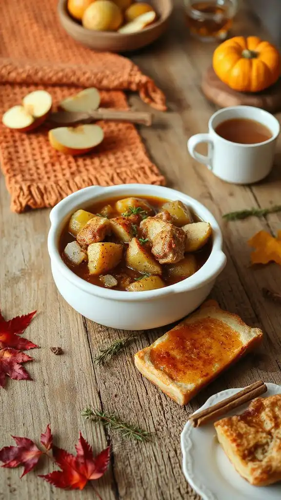 hearty pork and apple stew