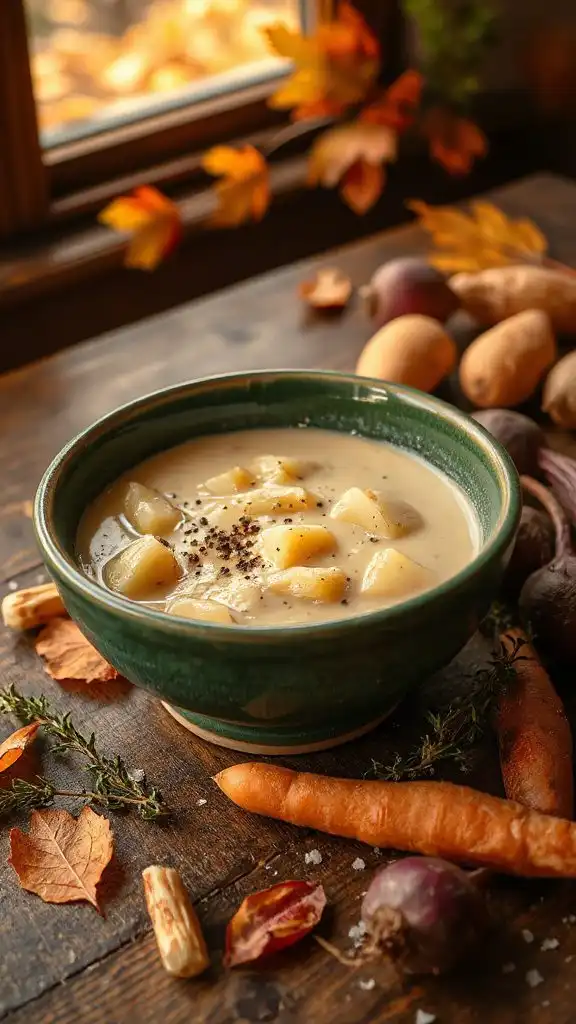 hearty potato leek soup