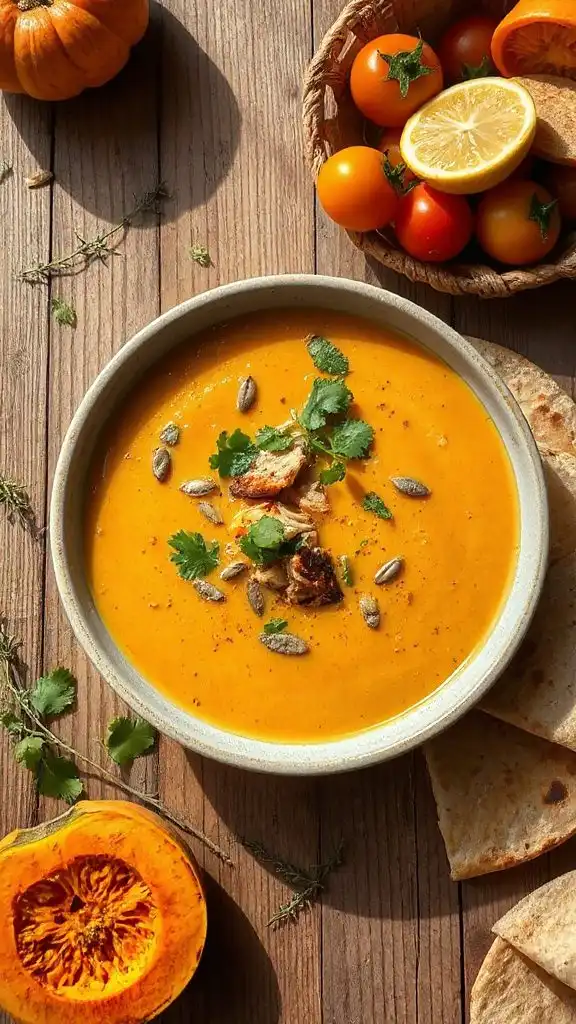 hearty pumpkin chicken soup hearty pumpkin chicken soup