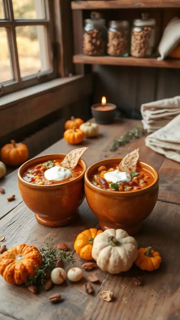 hearty pumpkin chili recipe