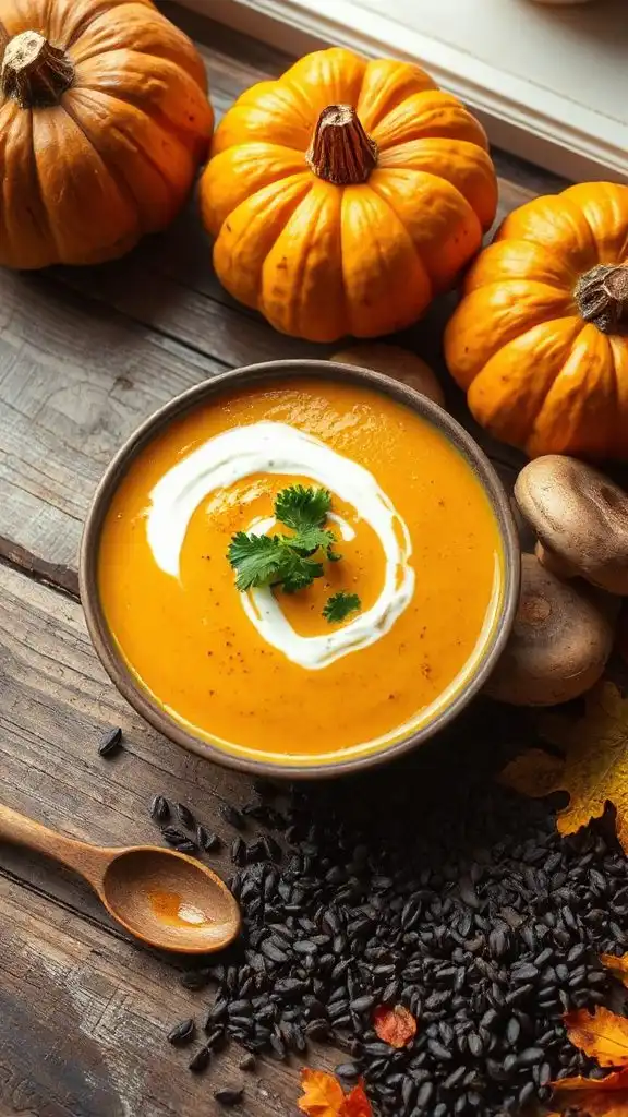 hearty pumpkin mushroom soup hearty pumpkin mushroom soup