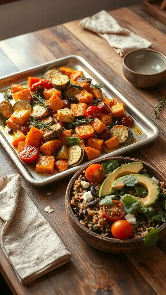 hearty quinoa black bean bowl