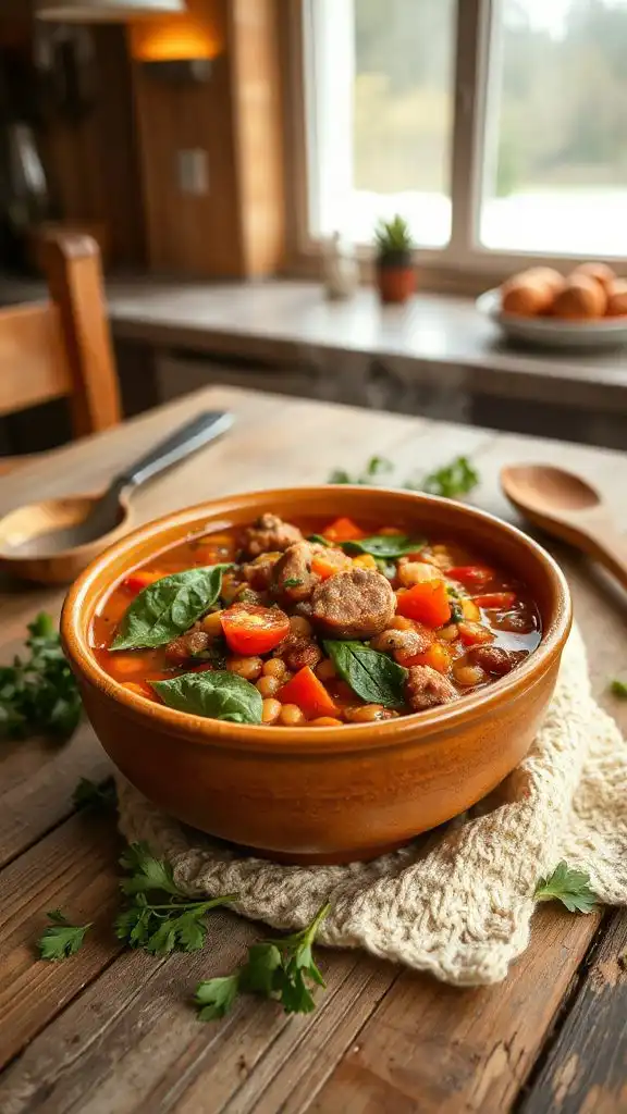 hearty sausage lentil soup hearty sausage lentil soup