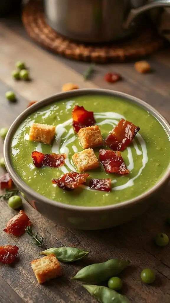 hearty smoked bacon soup
