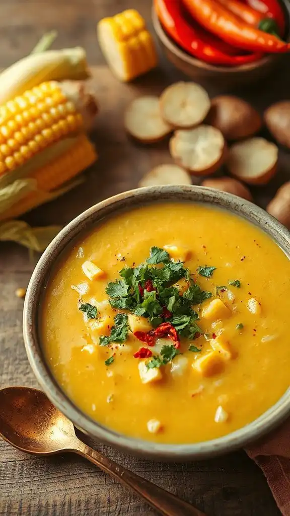 hearty southwestern corn chowder